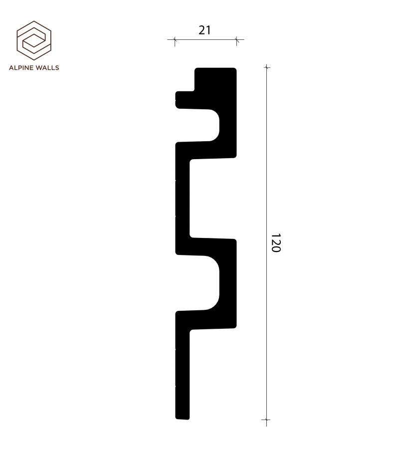 Декоративная панель Alpine Walls LineArt ECO 78217401BT